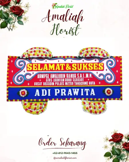 Papan Bunga Ucapan Selamat Dowan